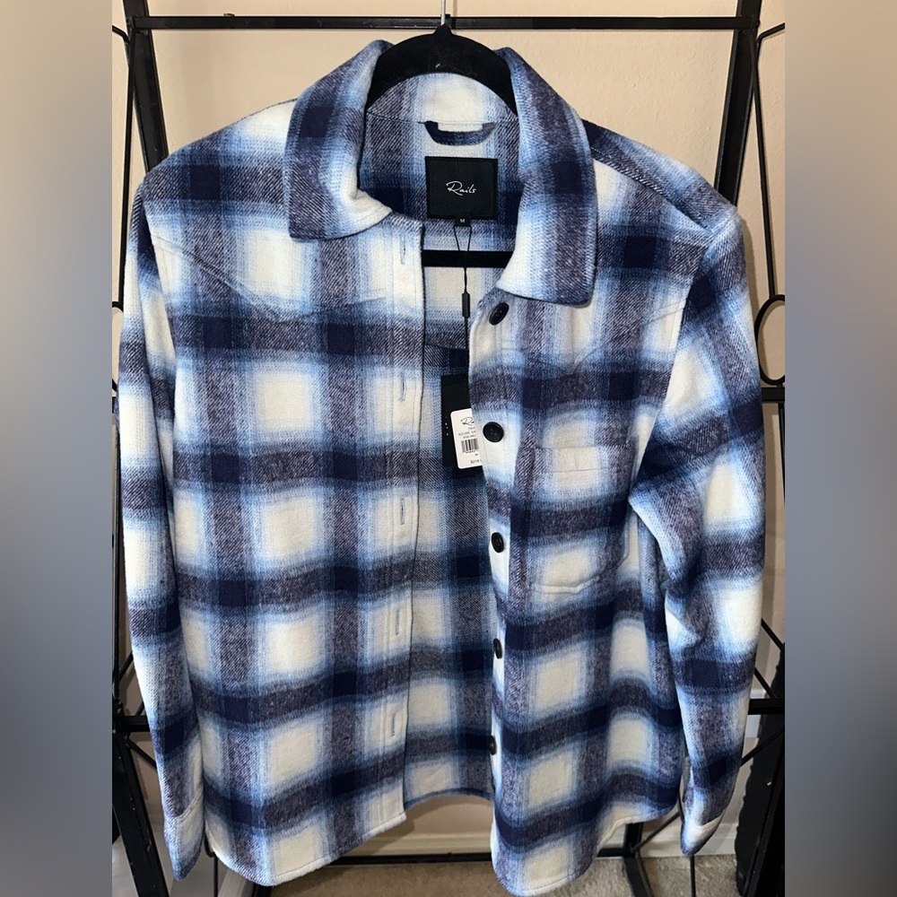 Rails Azure Sapphire Plaid Shirt